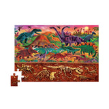 Crocodile Creek Holographic Foil Puzzle 50pc - Dinosaurs-Pumpkin Pie Kids Canada
