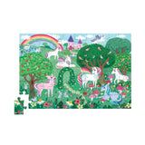 Crocodile Creek Holographic Foil Puzzle 50pc - Sparkling Unicorn-Pumpkin Pie Kids Canada