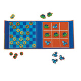 Crocodile Creek Magnetic Games/Tic Tac Toe & Checkers Dino-30258-Pumpkin Pie Kids Canada