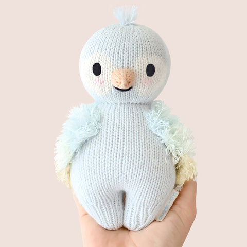 Cuddle + Kind Baby Parrot - Sky Blue-Pumpkin Pie Kids Canada
