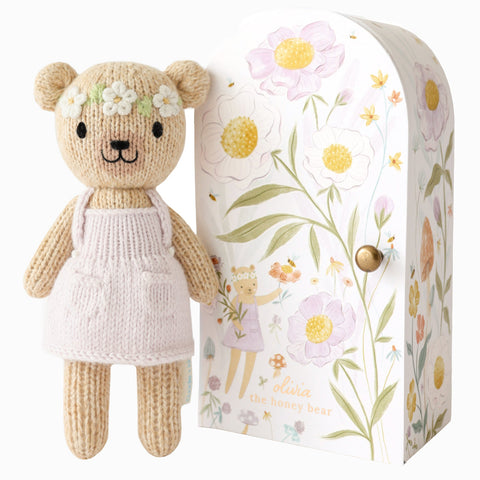 Cuddle + Kind Tiny Olivia the Honey Bear-Pumpkin Pie Kids Canada