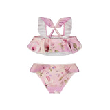 Deux Par Deux 2pc Swimsuit - Gradient Lilac Flowers-H30OG12-3H143 2/3-Pumpkin Pie Kids Canada