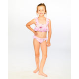 Deux Par Deux 2pc Swimsuit - Gradient Lilac Flowers-H30OG12-3H143 2/3-Pumpkin Pie Kids Canada