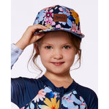 Deux Par Deux Cap - Flowers-G30VGC-049 3/6-Pumpkin Pie Kids Canada