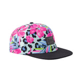 Deux Par Deux Cap - Fluorescent Flowers-H30VGC-3H155 3/6-Pumpkin Pie Kids Canada