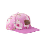 Deux Par Deux Cap - Gradient Lilac Flowers-Pumpkin Pie Kids Canada