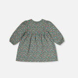 Deux Par Deux Dress - Ditsy Flowers-J20E87-2J255 12M-Pumpkin Pie Kids Canada