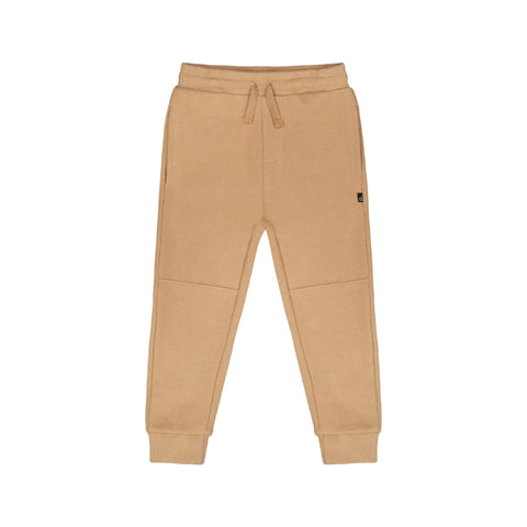 Deux Par Deux French Terry Sweatpant - Tan-H30S20-01720 2-Pumpkin Pie Kids Canada