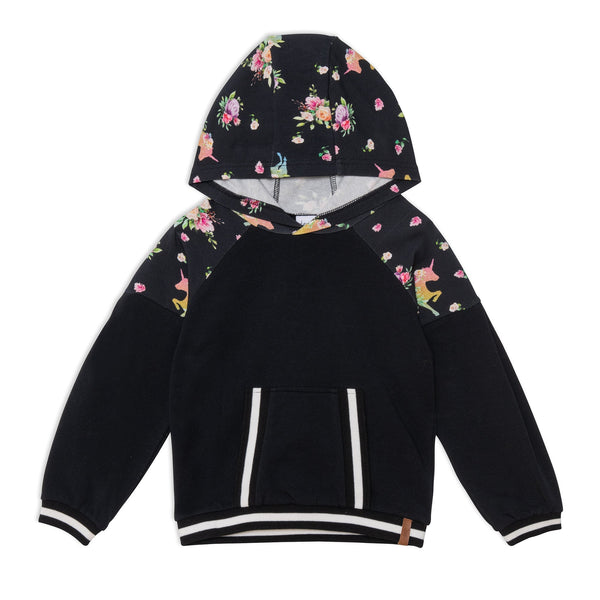 Deux Par Deux Hooded Sweatshirt - Anthracite-E20M33-999 3-Pumpkin Pie Kids Canada