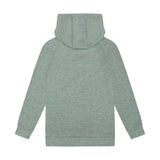Deux Par Deux Hooded Tunic - Iceberg Green-Pumpkin Pie Kids Canada