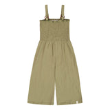 Deux Par Deux Jumpsuit - Oil Green-G30I41-365 4-Pumpkin Pie Kids Canada