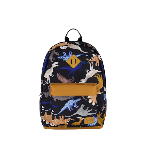 Deux Par Deux Kids Backpack 21L - Dinos-H20ZSD-026-Pumpkin Pie Kids Canada