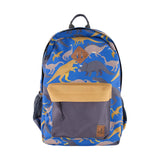 Deux Par Deux Kids Backpack 21L - Royal Blue Dinos-J20ZSD-2J091-Pumpkin Pie Kids Canada
