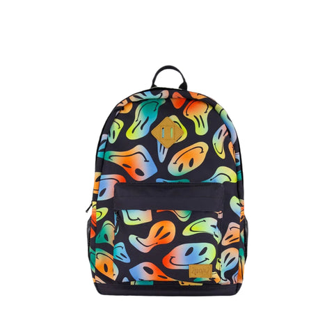 Deux Par Deux Kids Backpack 21L - Smiley Boy-H20ZSD-033-Pumpkin Pie Kids Canada