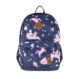 Deux Par Deux Kids Backpack 21L - Sparkled Unicorns-J20ZSD-2J083-Pumpkin Pie Kids Canada