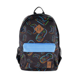 Deux Par Deux Kids Backpack 21L - Video Game-J20ZSD-2J090-Pumpkin Pie Kids Canada