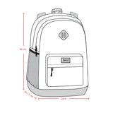 Deux Par Deux Kids Backpack - Blue Gradient-Pumpkin Pie Kids Canada