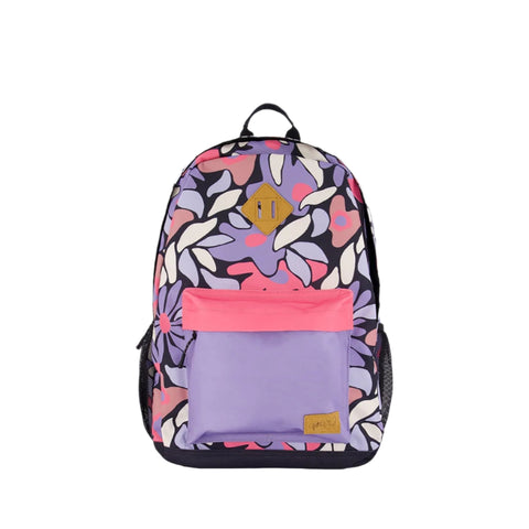 Deux Par Deux Kids Backpack - Retro Flower-Pumpkin Pie Kids Canada
