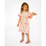 Deux Par Deux Muslin Dress - Little Meadow-Pumpkin Pie Kids Canada