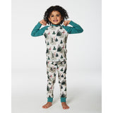 Deux Par Deux Organic Pajama Set - Christmas Deer-G20PB17 3-Pumpkin Pie Kids Canada
