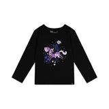 Deux Par Deux Organic Top - Anthracite-J20L70-09990C 4-Pumpkin Pie Kids Canada
