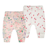 Deux Par Deux Pants 2pk - Strawberries-H30A21-3H058 3M-Pumpkin Pie Kids Canada