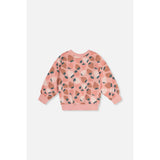 Deux Par Deux Sweatshirt - Big Strawberry-J20G30-2J257 4-Pumpkin Pie Kids Canada