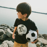 Deux Par Deux T-Shirt - Anthracite-Pumpkin Pie Kids Canada