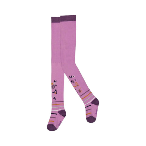 Deux Par Deux Tights - Cat Lavender-G20FT-525 6-12M-Pumpkin Pie Kids Canada