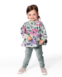 Deux Par Deux Velour Tregging - Jadite-Pumpkin Pie Kids Canada