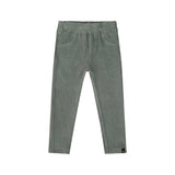 Deux Par Deux Velour Tregging - Jadite-H20F20-325 12M-Pumpkin Pie Kids Canada