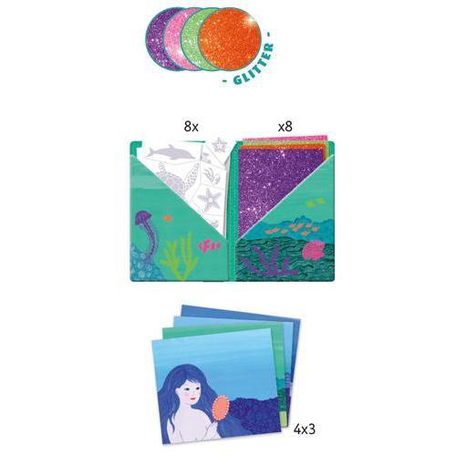  DJECO Kit de manualidades con parche artístico del océano :  Todo lo demás