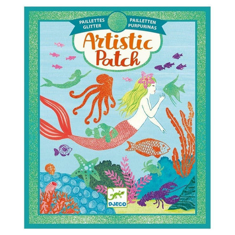 Djeco Artistic Patch Glitter Kit - Ocean-Pumpkin Pie Kids Canada