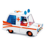 Djeco Crazy Motors - Hurry Ambulance-DJ05468-Pumpkin Pie Kids Canada