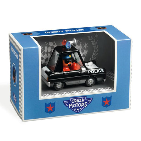 Djeco Crazy Motors - Hurry Police-Pumpkin Pie Kids Canada