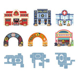 Djeco Crazy Motors - Puzzl'Up City Giant 33pc-DJ05499-Pumpkin Pie Kids Canada
