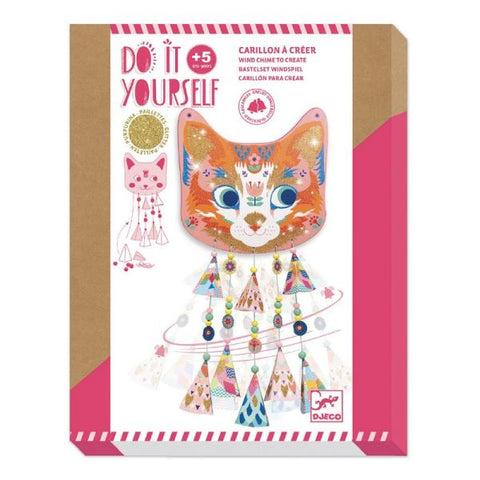 Djeco DIY Wind Chimes - Kitty-Pumpkin Pie Kids Canada