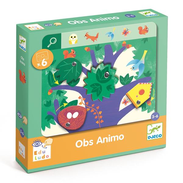 Djeco Eduludo Obs Animo Game-DJ08236-Pumpkin Pie Kids Canada