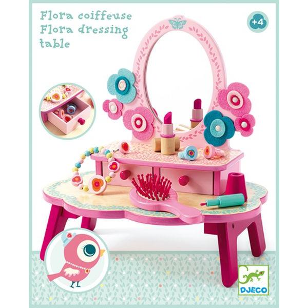 Djeco Flora's Dressing Table-DJ06553-Pumpkin Pie Kids Canada