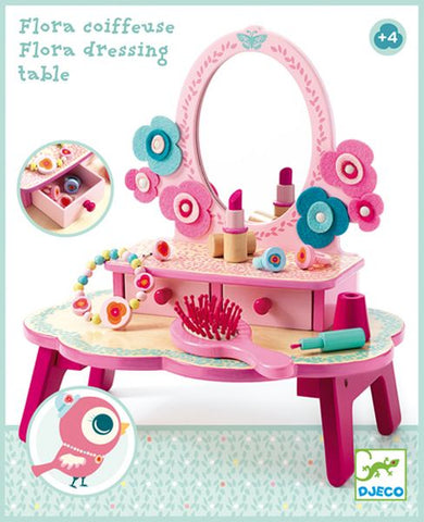 Djeco Flora's Dressing Table-Pumpkin Pie Kids Canada