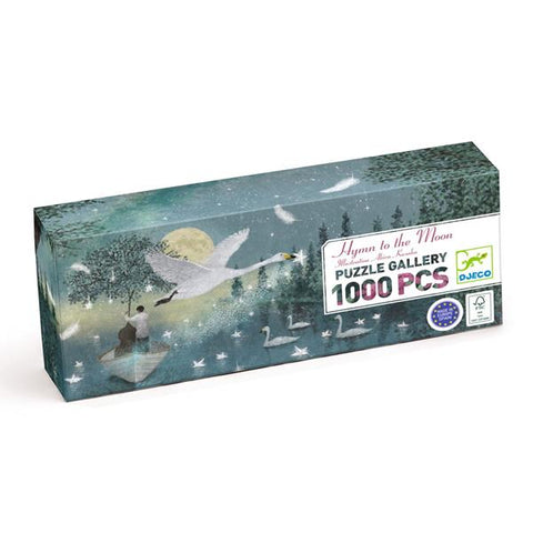 Djeco Gallery Puzzle 1000pc - Hymn to the Moon-Pumpkin Pie Kids Canada