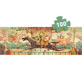 Djeco Gallery Puzzle 100pc - Wonderful Ride-Pumpkin Pie Kids Canada