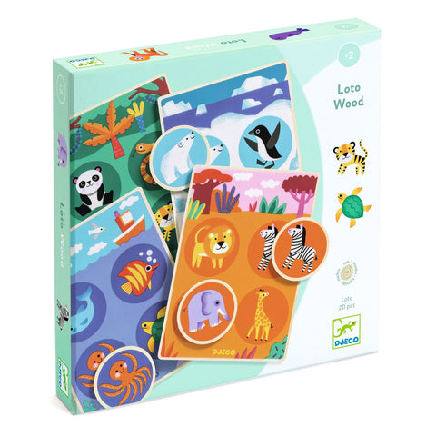 Djeco Loto Wood Game-Pumpkin Pie Kids Canada