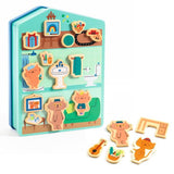 Djeco Magentic's InZeHouse-DJ03089-Pumpkin Pie Kids Canada
