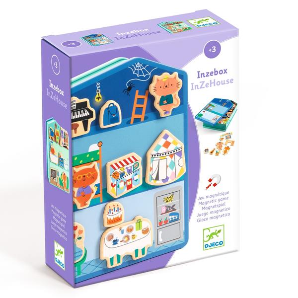Djeco Magentic's InZeHouse-DJ03089-Pumpkin Pie Kids Canada