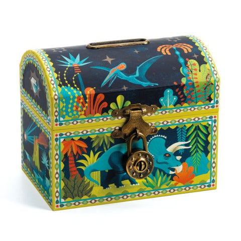 Djeco Money Box - Dinosaur-DD03333-Pumpkin Pie Kids Canada