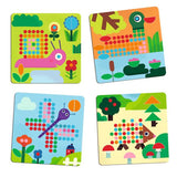 Djeco Mosaico Mini Animo Game-DJ08239-Pumpkin Pie Kids Canada