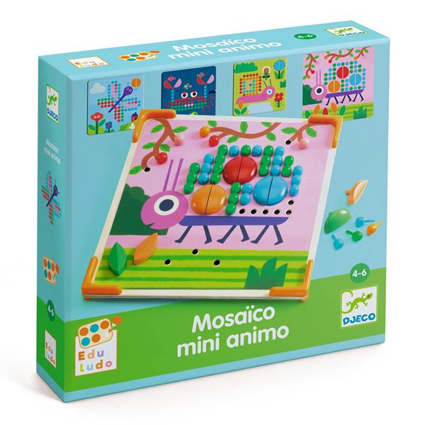 Djeco Mosaico Mini Animo Game-DJ08239-Pumpkin Pie Kids Canada