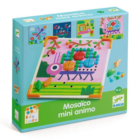 Djeco Mosaico Mini Animo Game-DJ08239-Pumpkin Pie Kids Canada