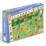 Djeco Obersvation Puzzle 35pc - LIttle Friend's Garden-Pumpkin Pie Kids Canada